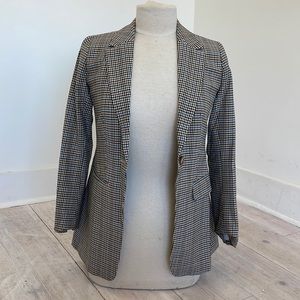 Loft Plaid Blazer